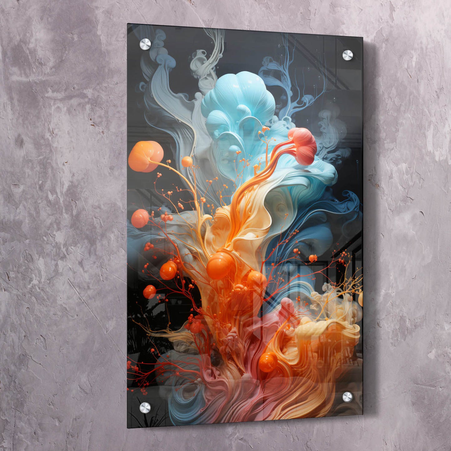 Abstract Color Splash Paint