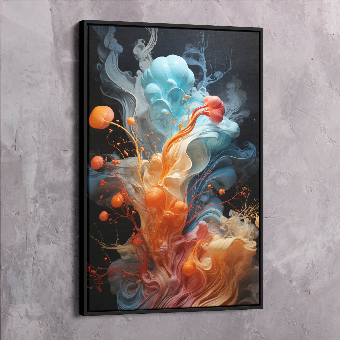 Abstract Color Splash Paint