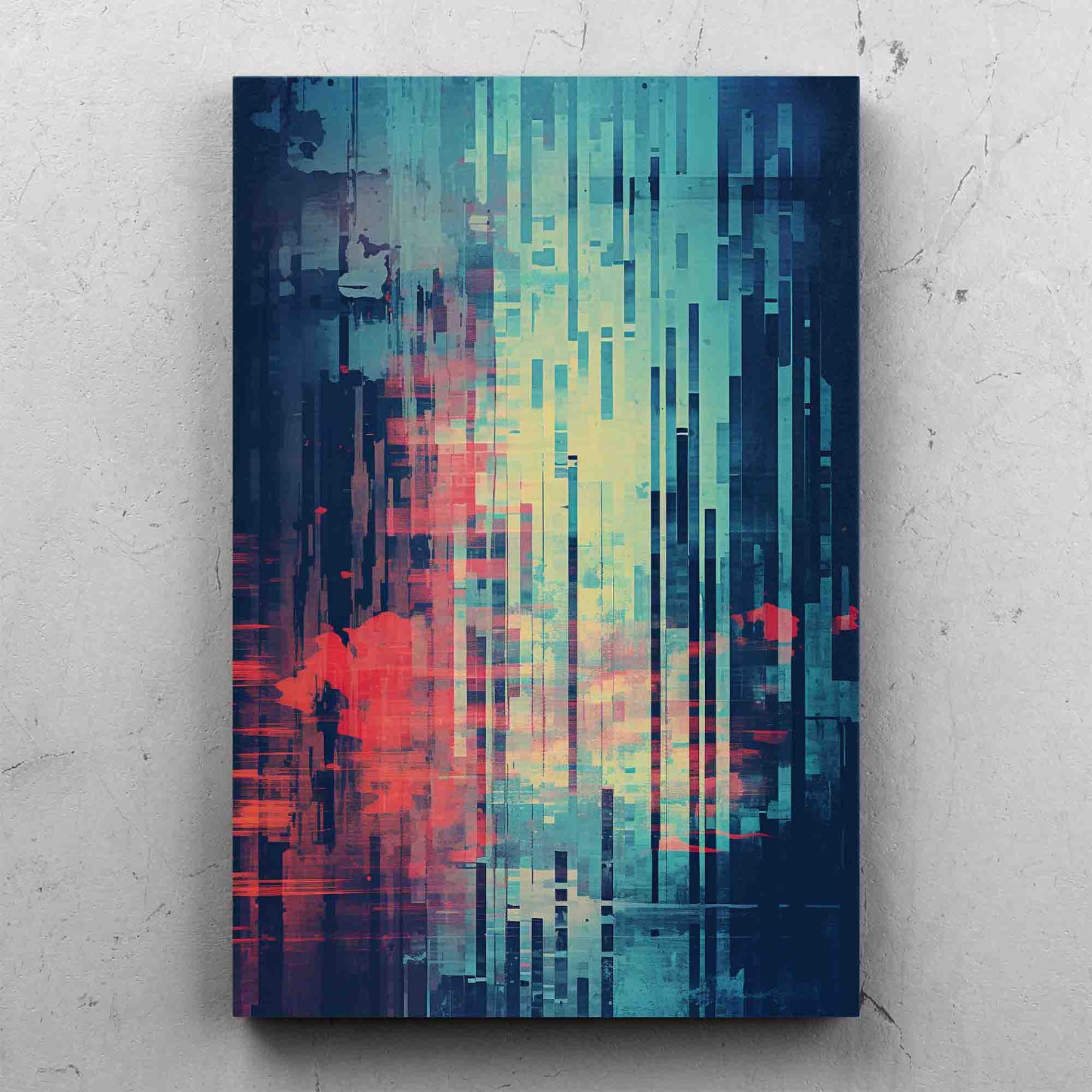 Abstract Glitch Paint
