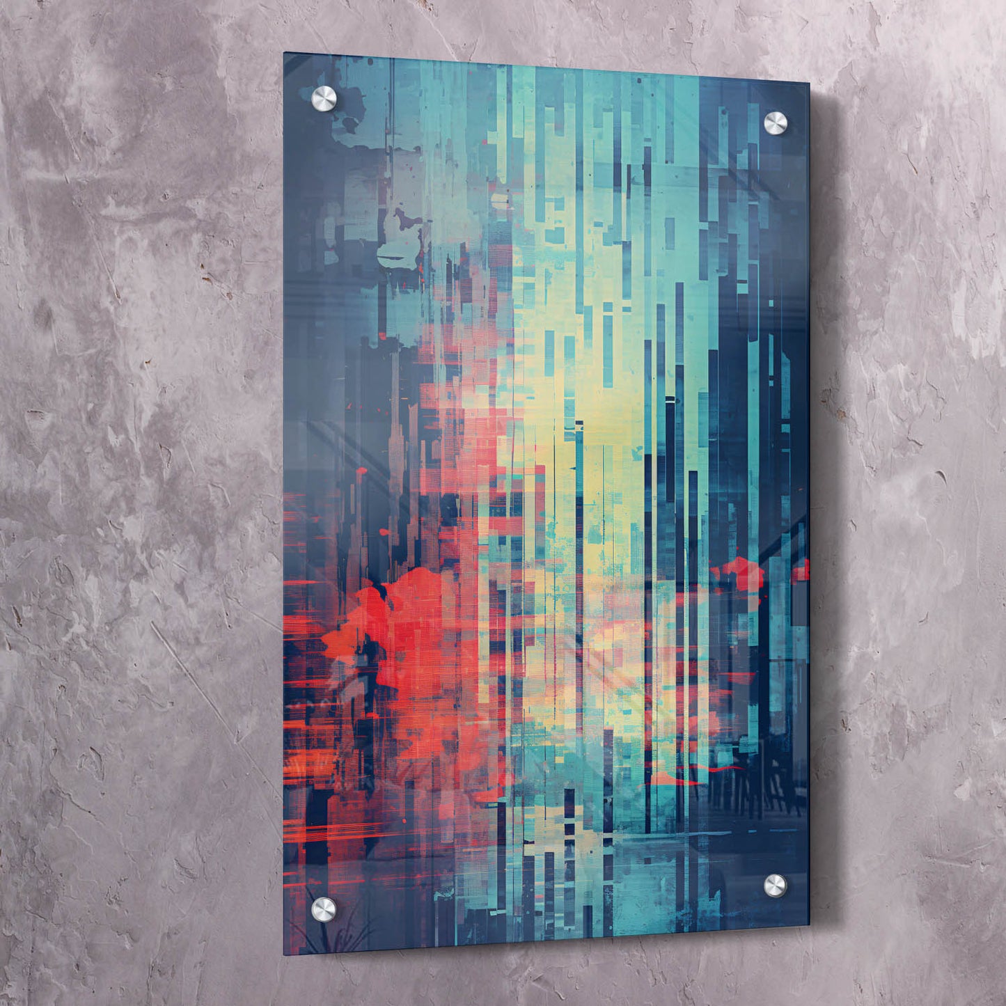 Abstract Glitch Paint