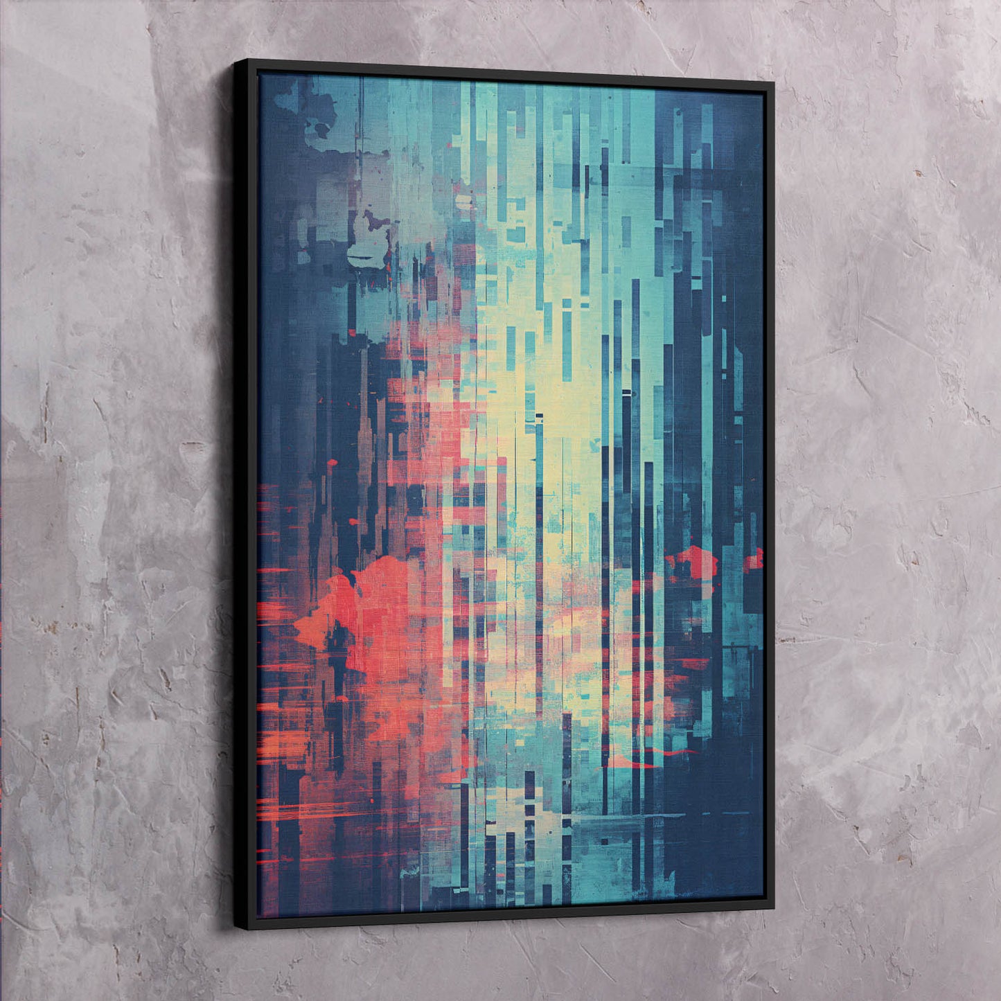 Abstract Glitch Paint