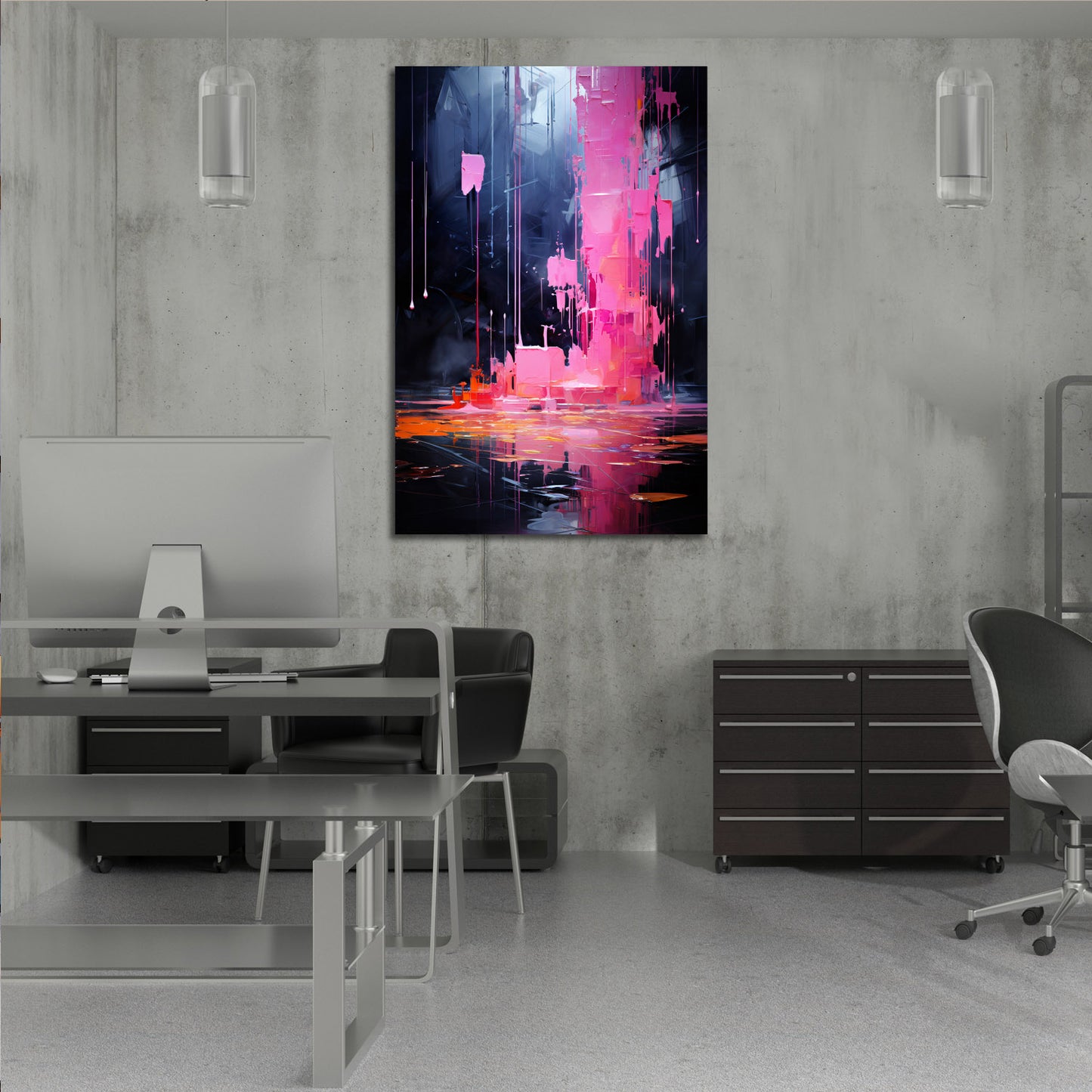Abstract Knife Paiting