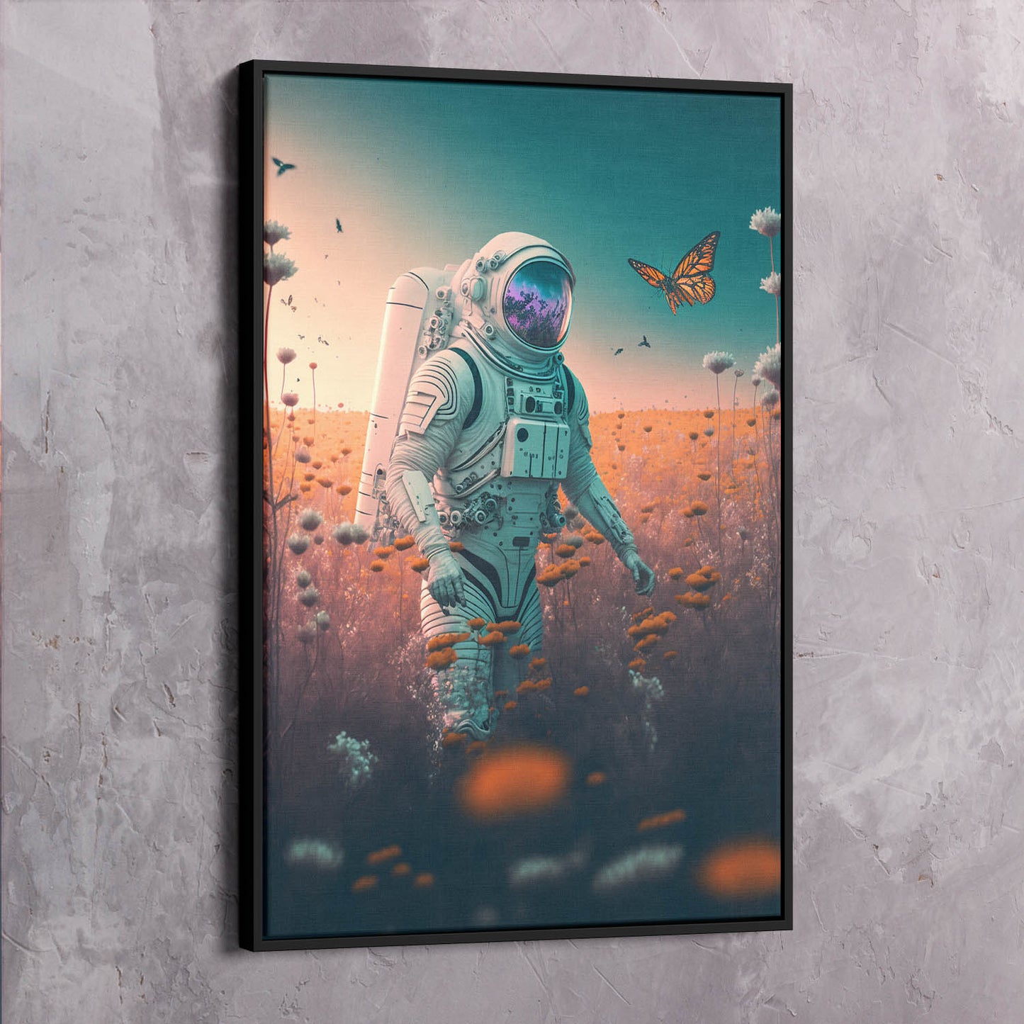 Astronaut Butterfly Chase