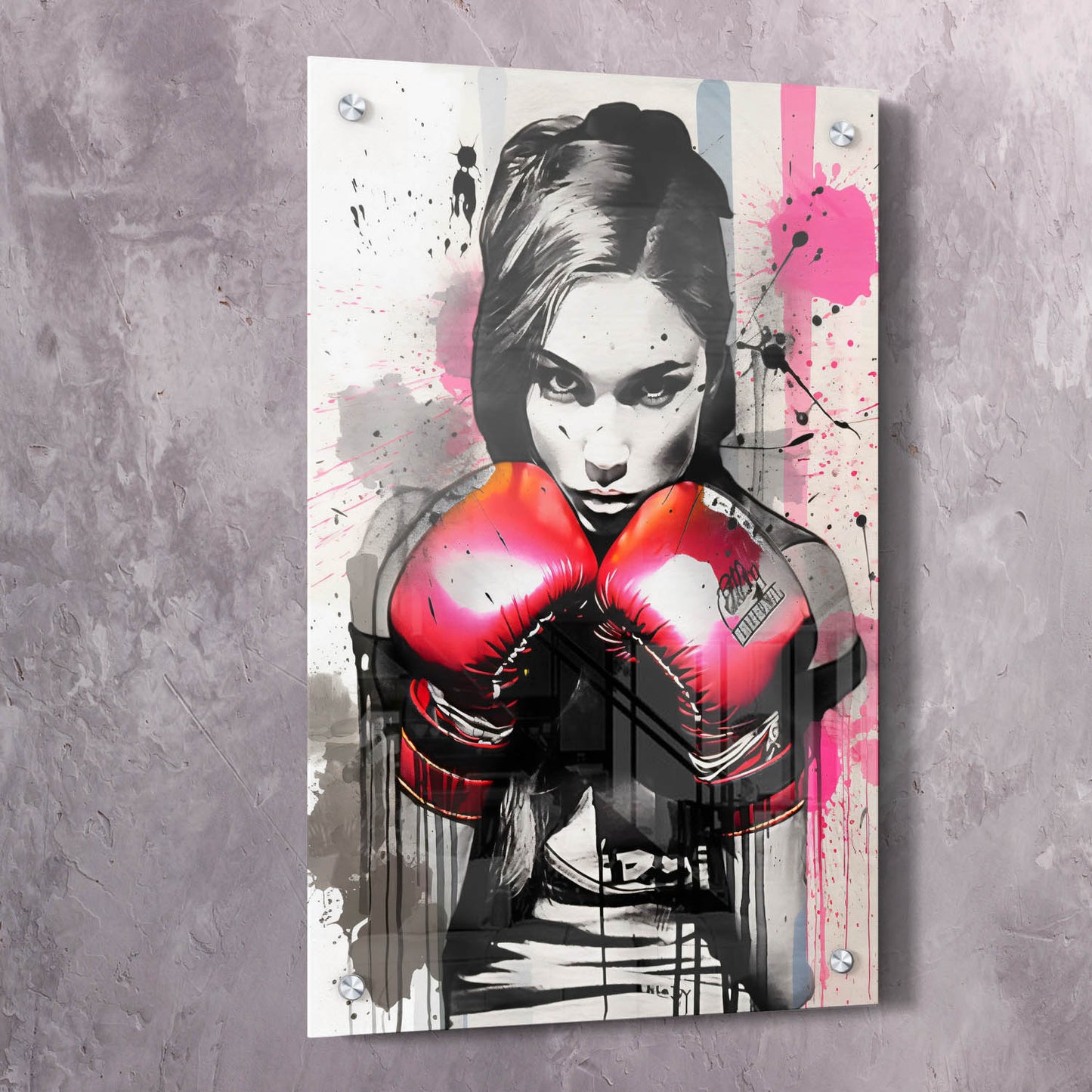 Athletic Beauty Paint Drip