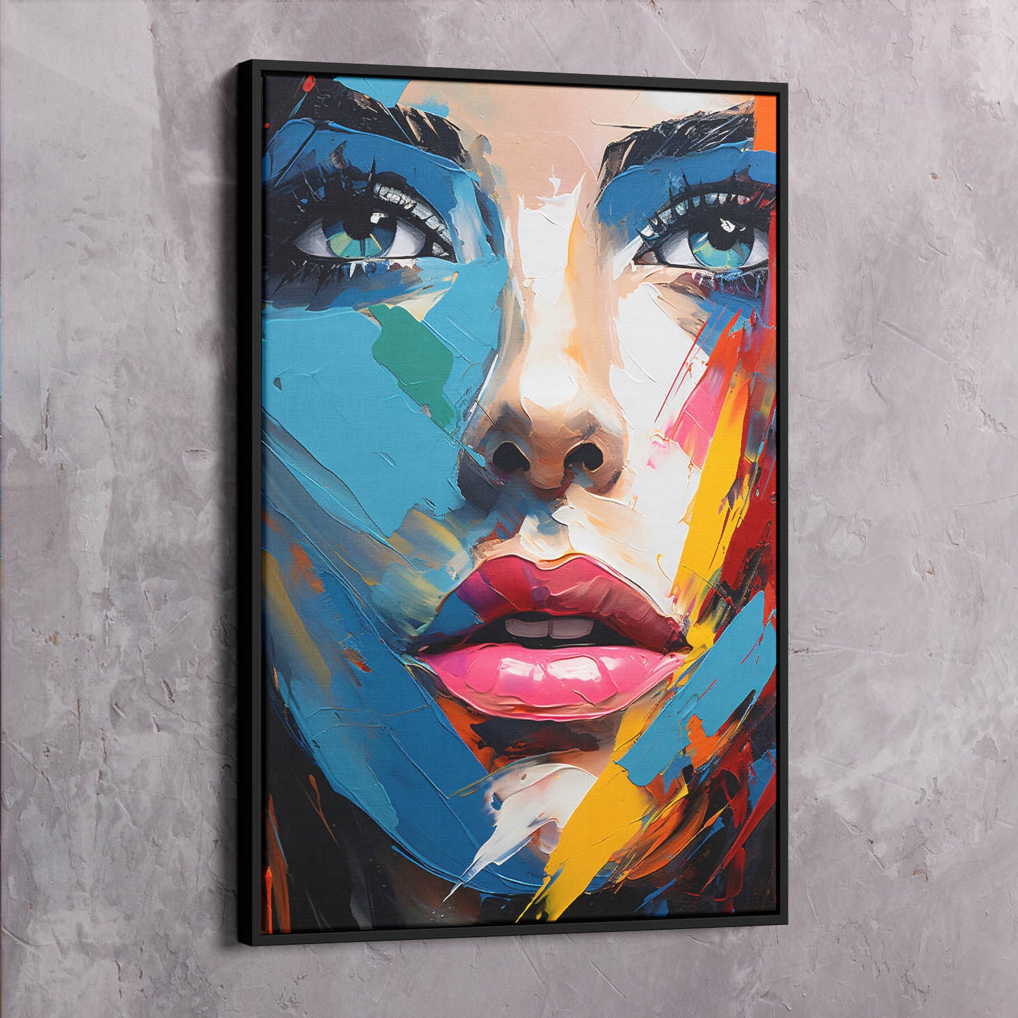 Beauty Knife Painted Face