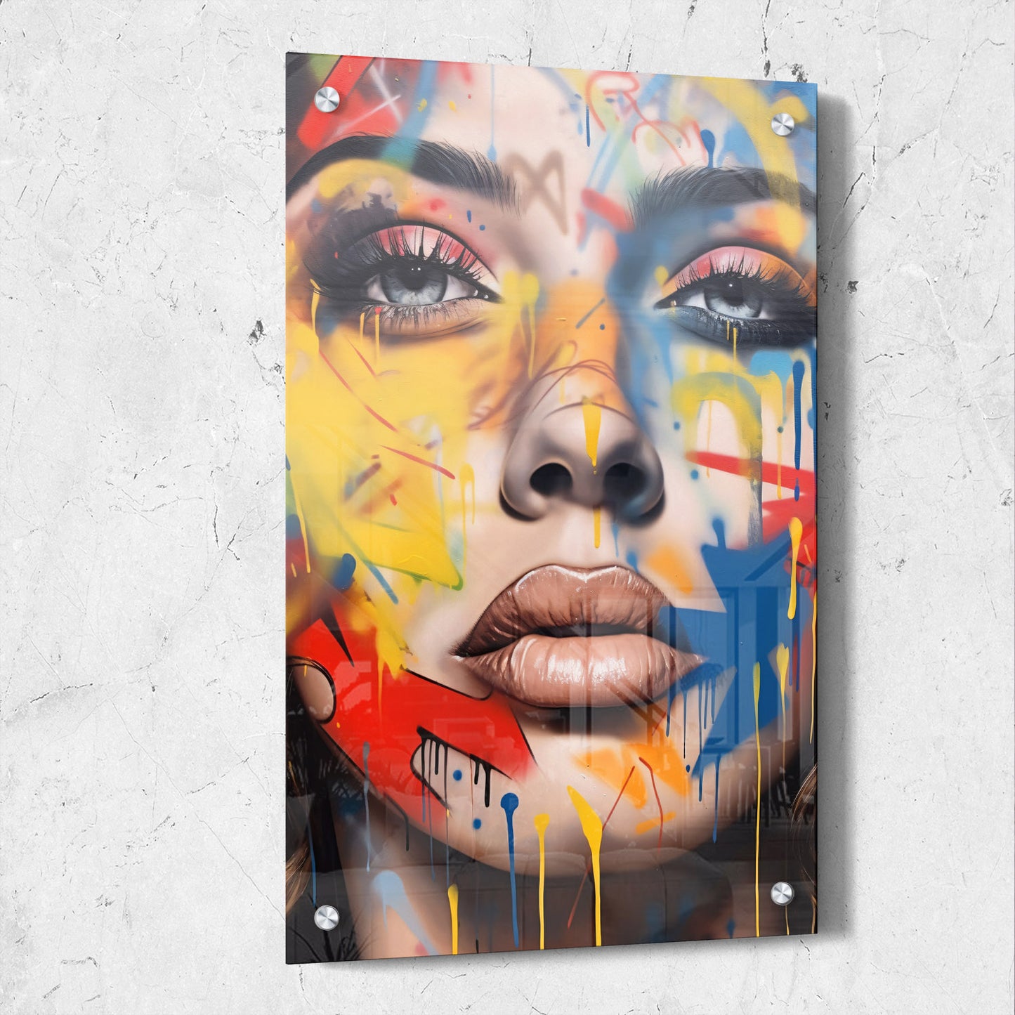 Graffiti Dripping Paint Beauty