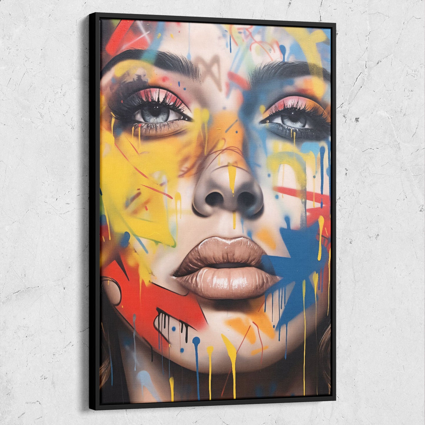 Graffiti Dripping Paint Beauty