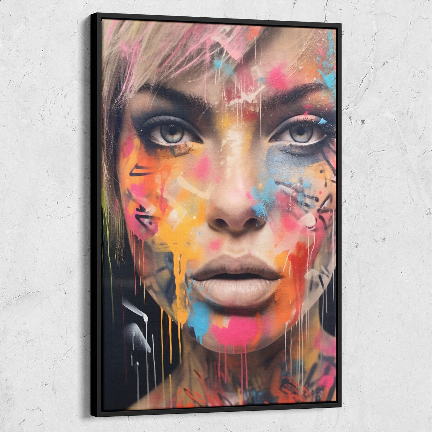 Graffiti Spray Paint Dripping Beauty