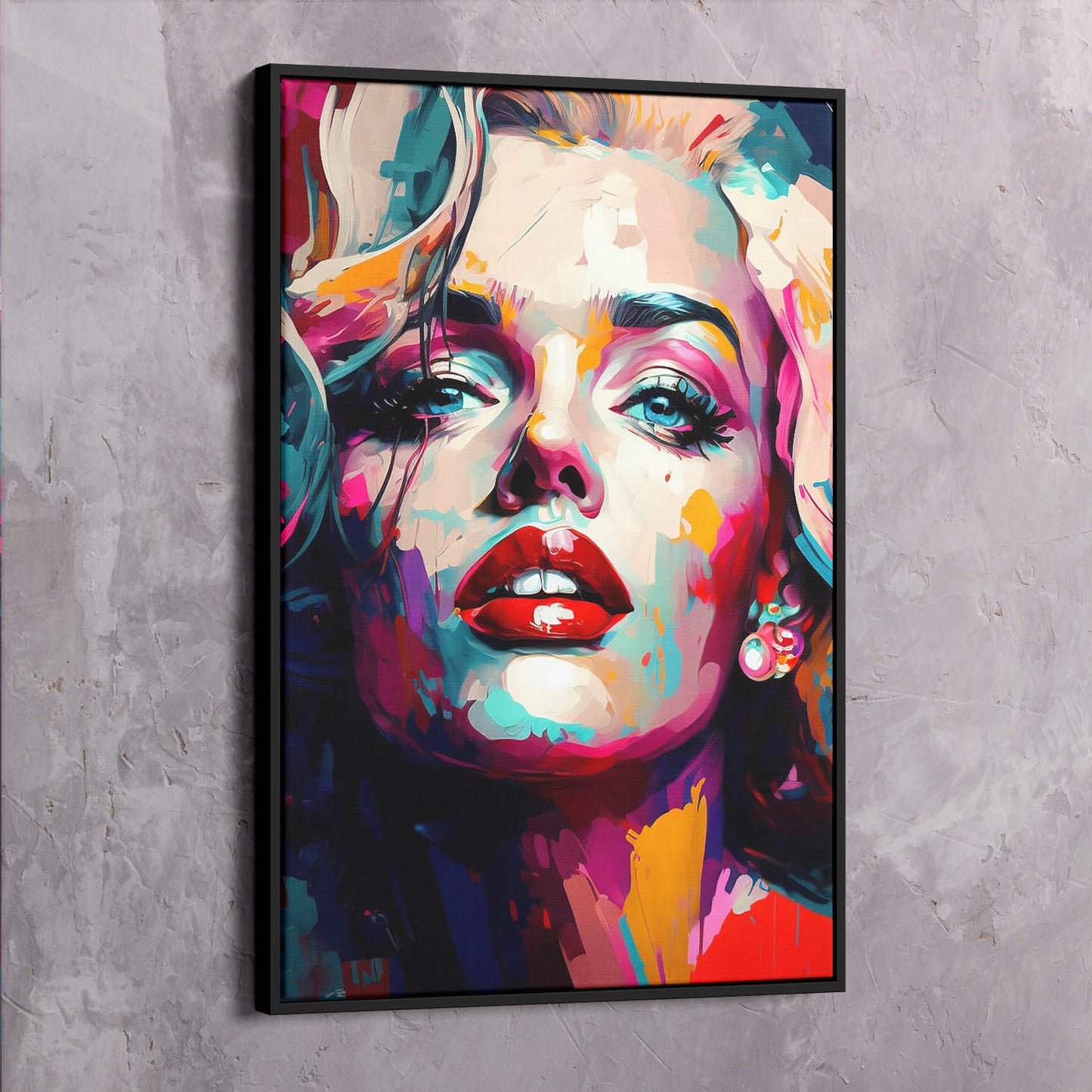 Marylin Monroe Inspired Knife Painting