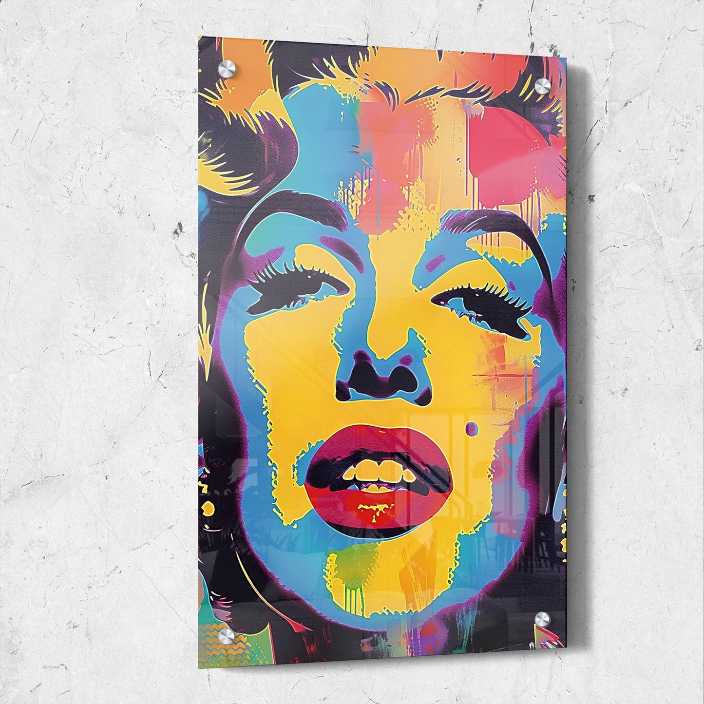 Colorful Marilyn Monroe Pop Art