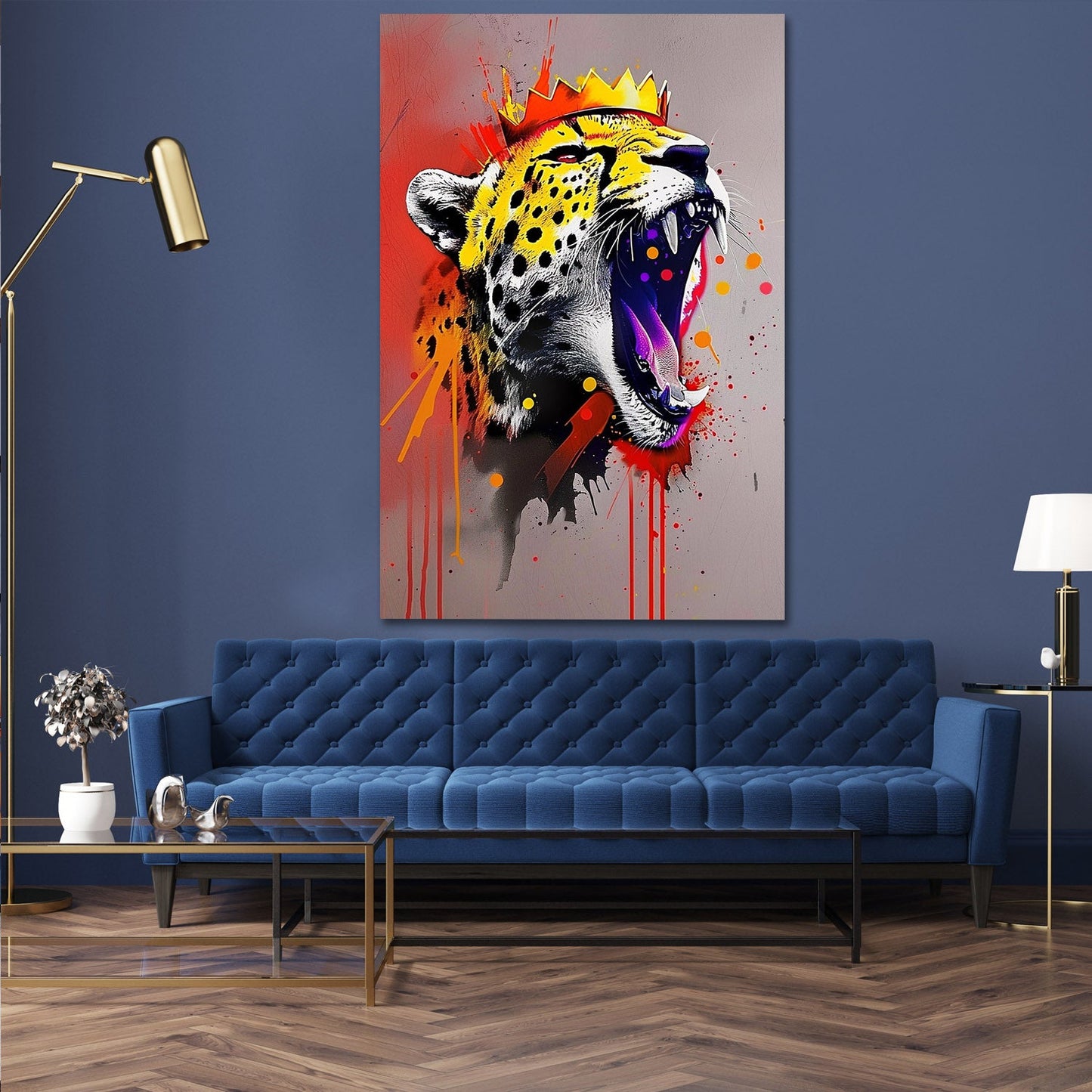 Colorful Pop Art Cheetah Print