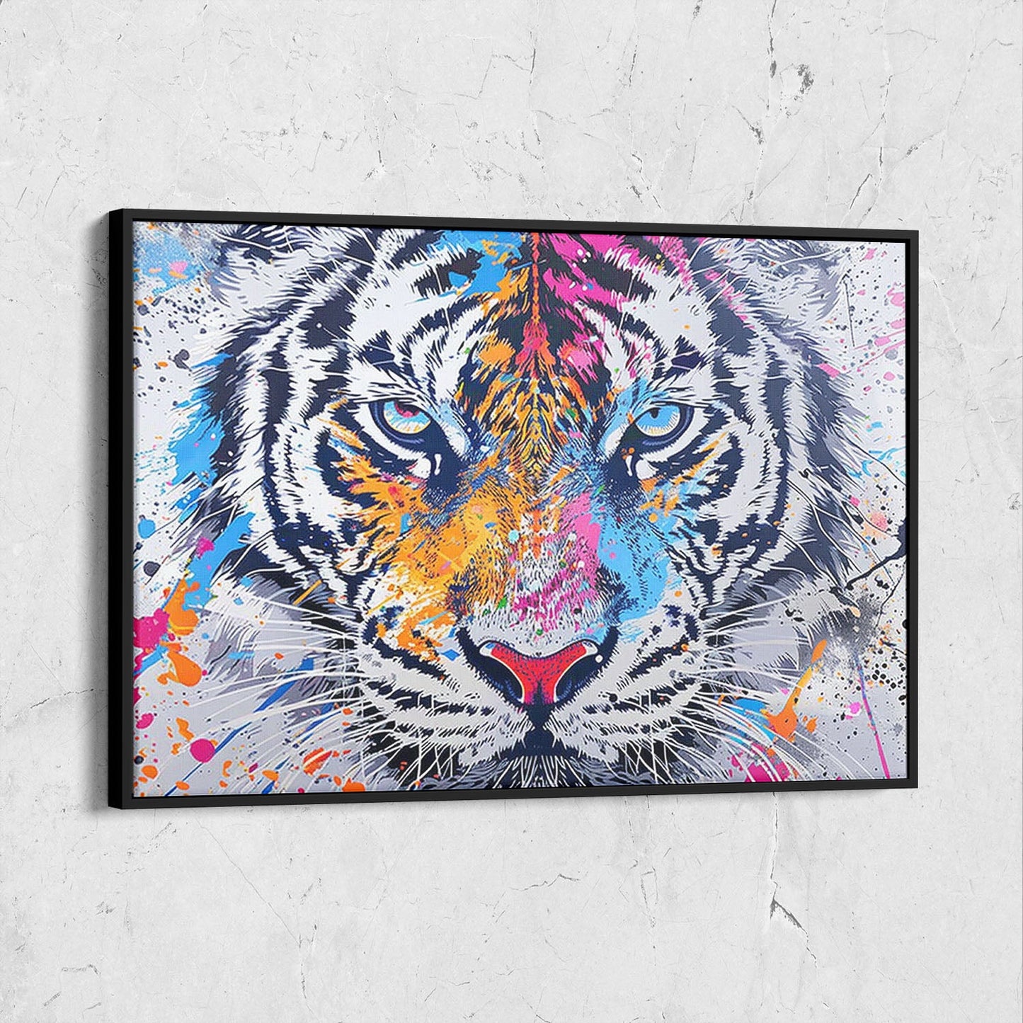 Colorful Tiger Pop Art Print