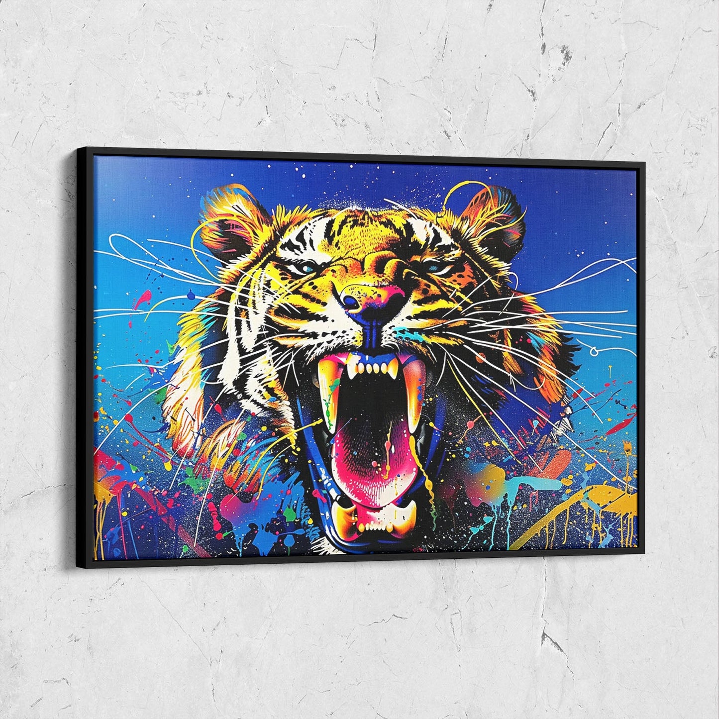Colorful Tiger Pop Art