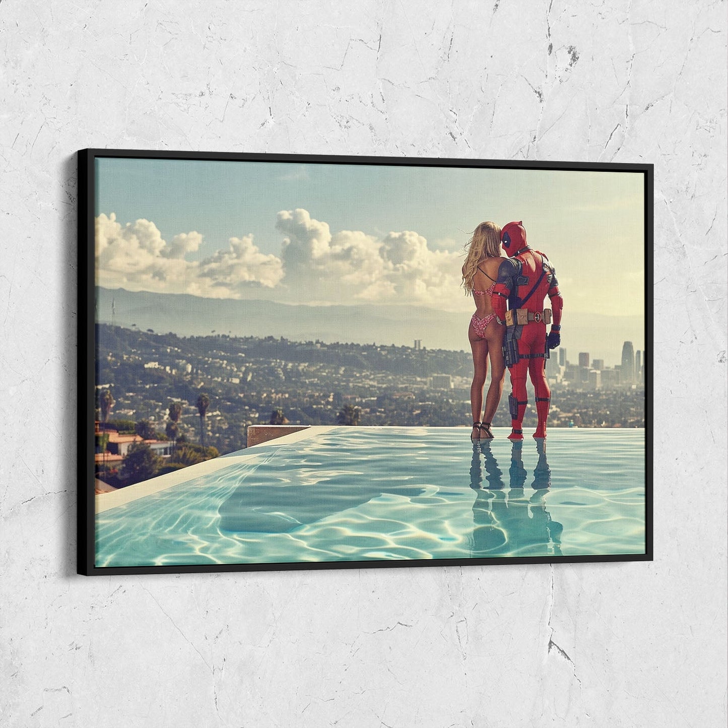 Deadpool Couple Los Angeles Art
