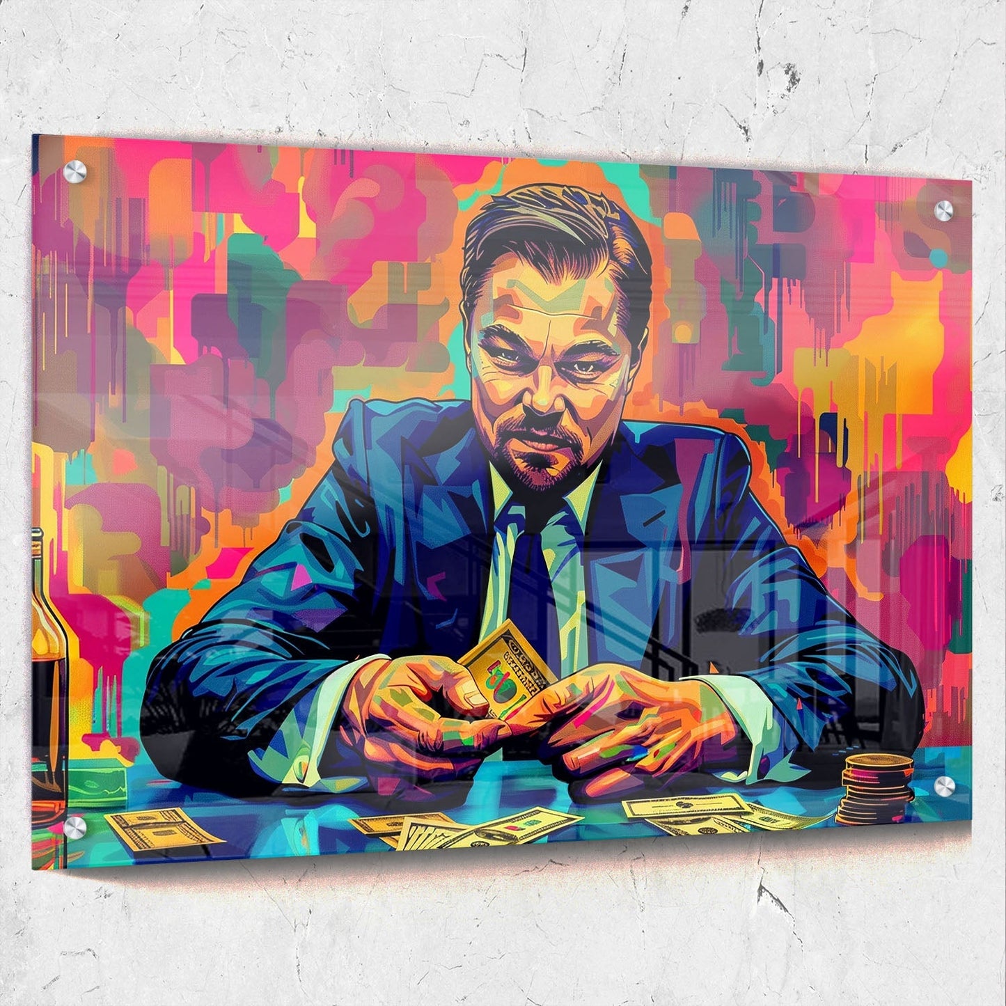 Digital Pop Art Money Man