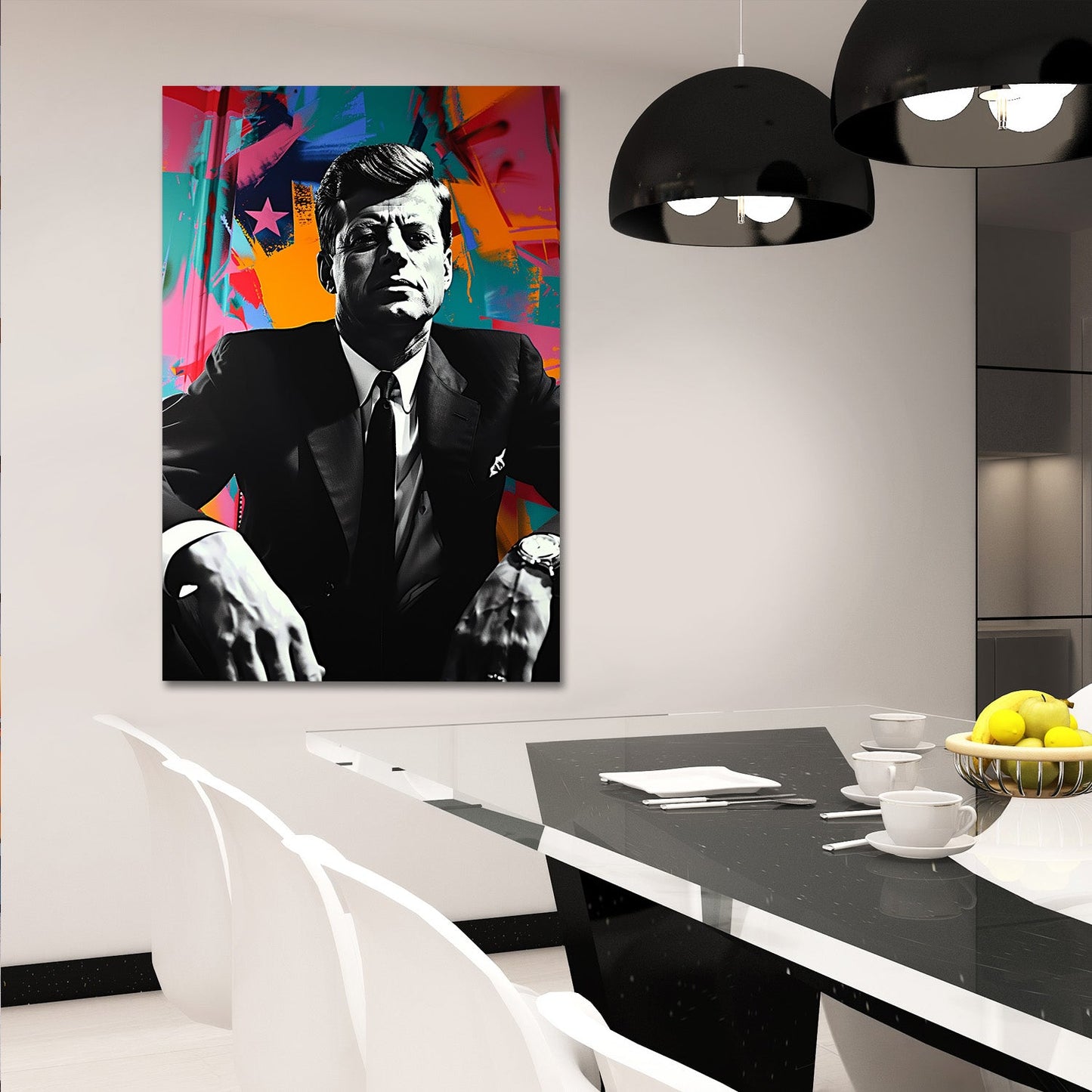 JFK Street Art Portrait