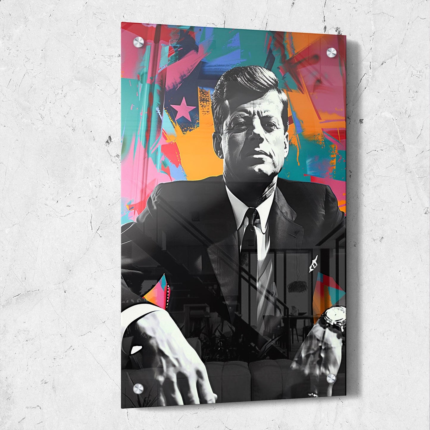 JFK Street Art Portrait