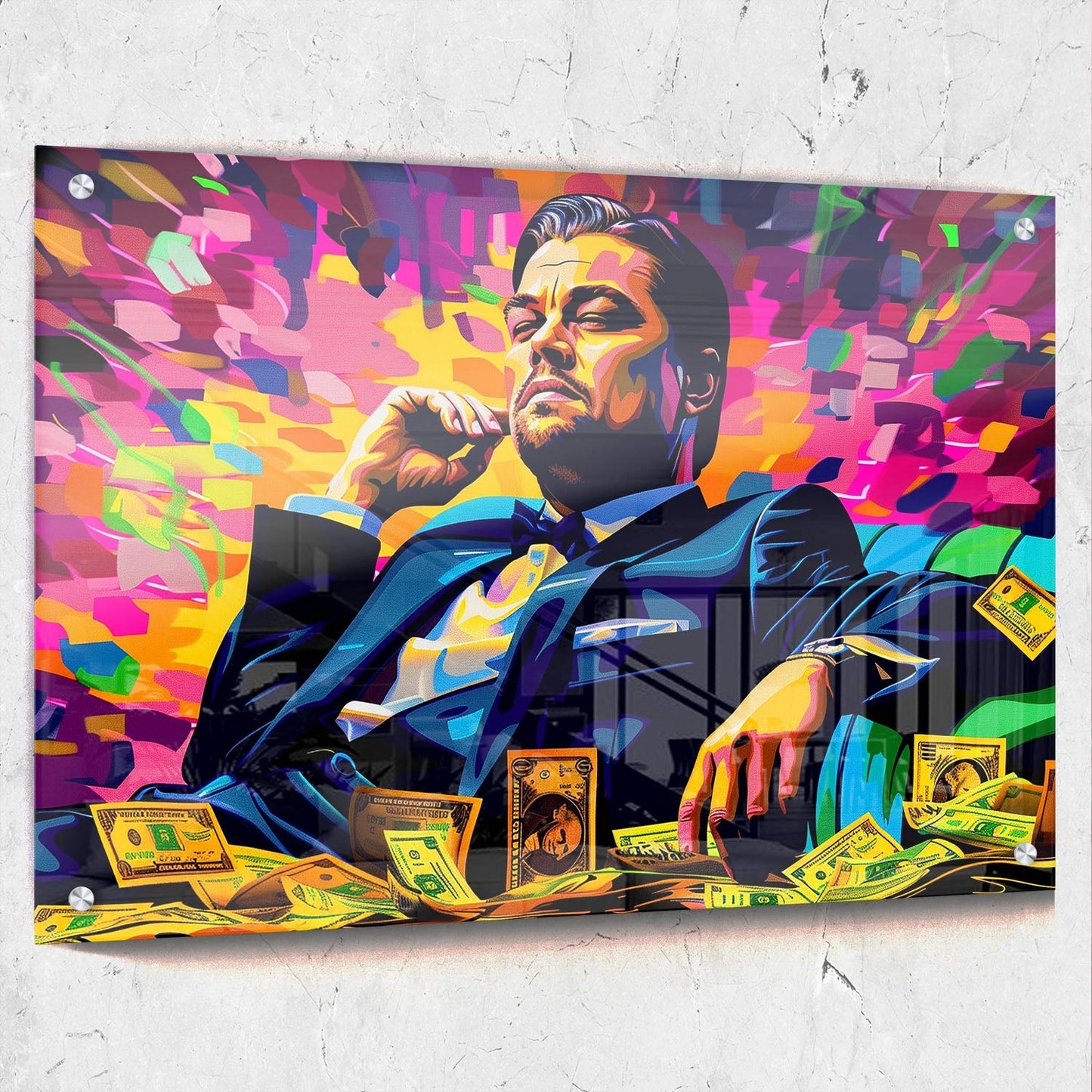 Leonardo DiCaprio Pop Art Portrait