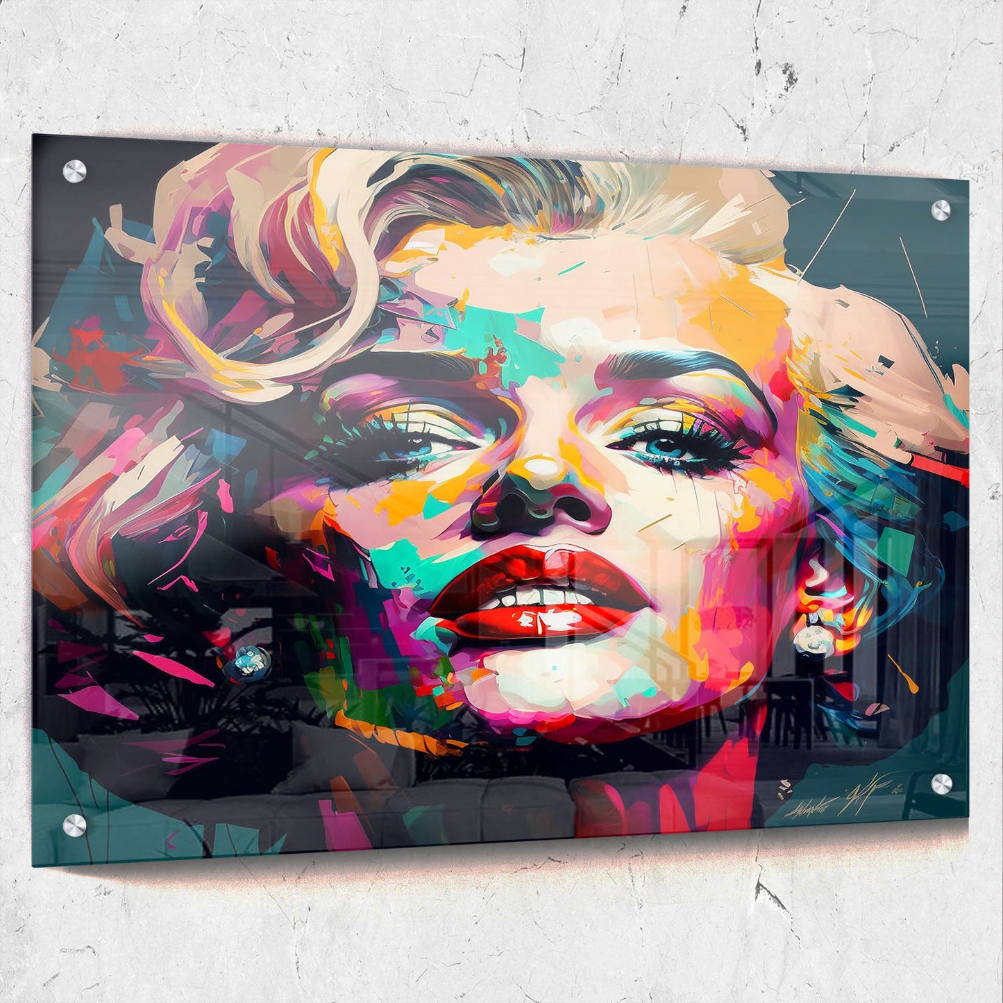 Marilyn Monroe Pop Art Portrait