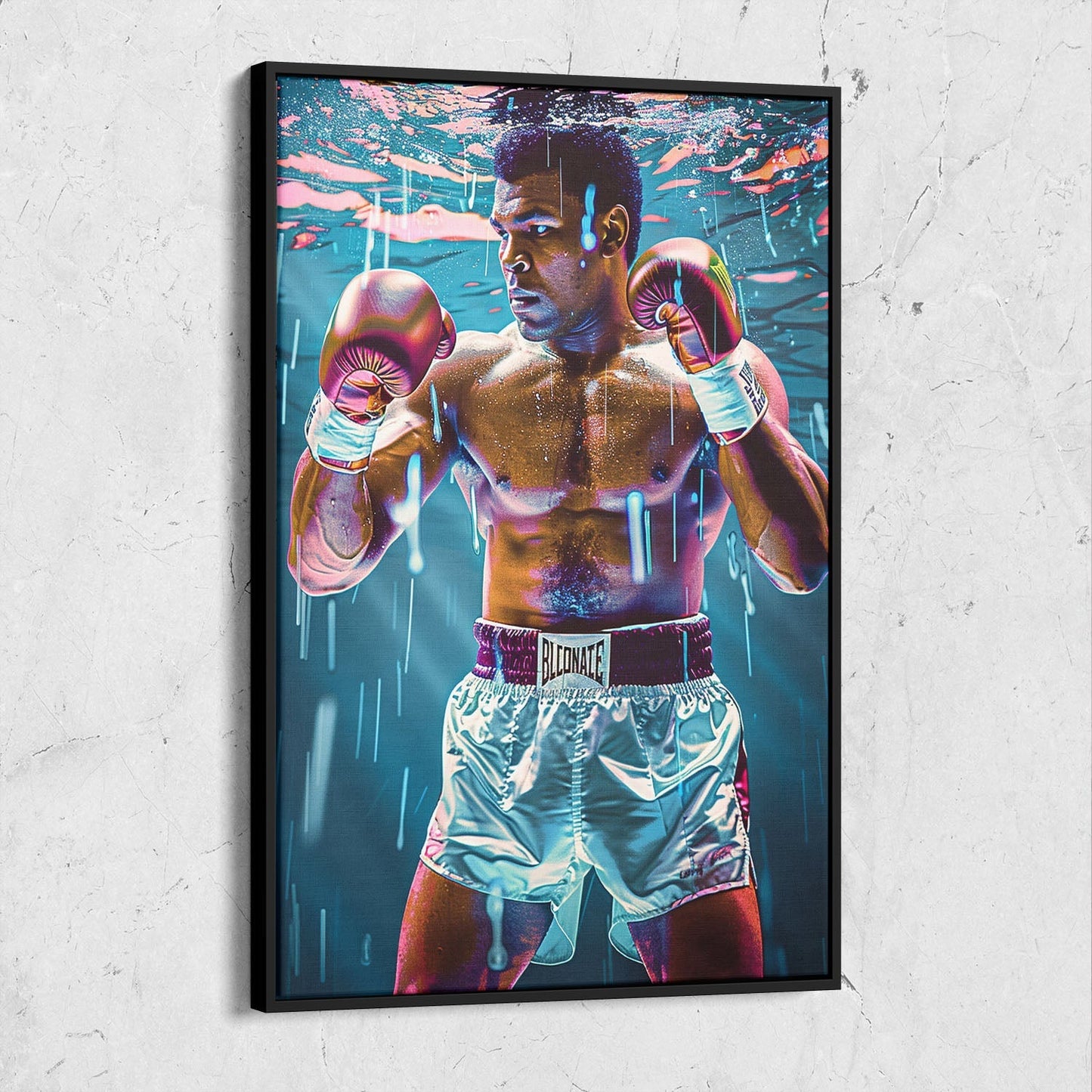 Muhammad Ali Colorful Portrait