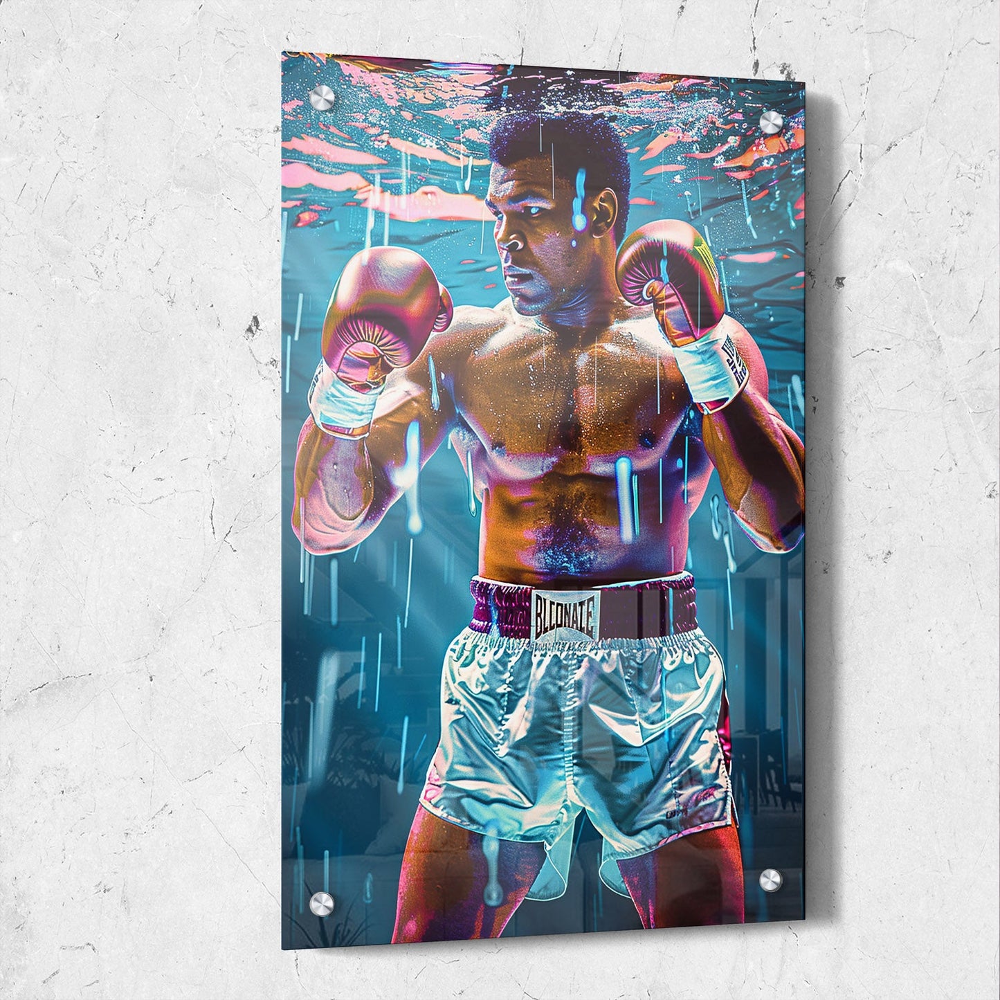 Muhammad Ali Colorful Portrait