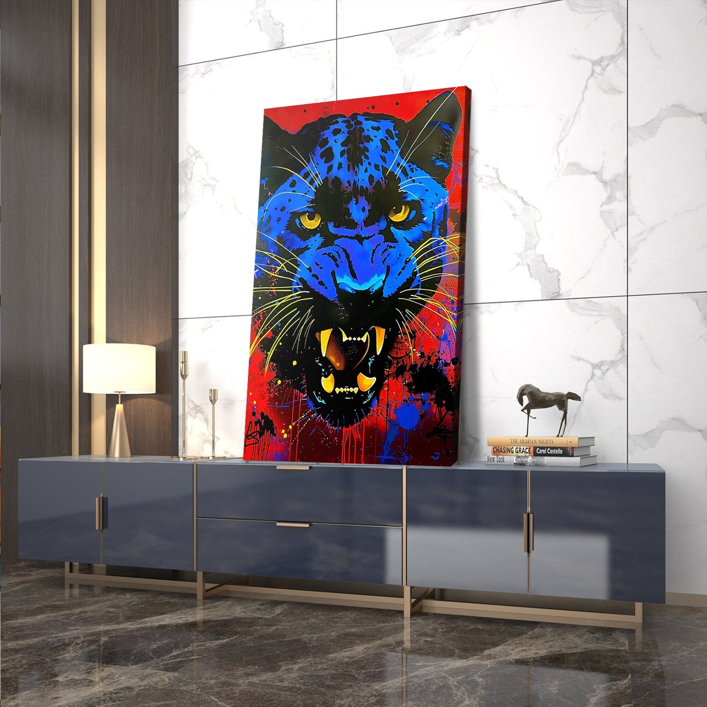 Panther Street Art Painting