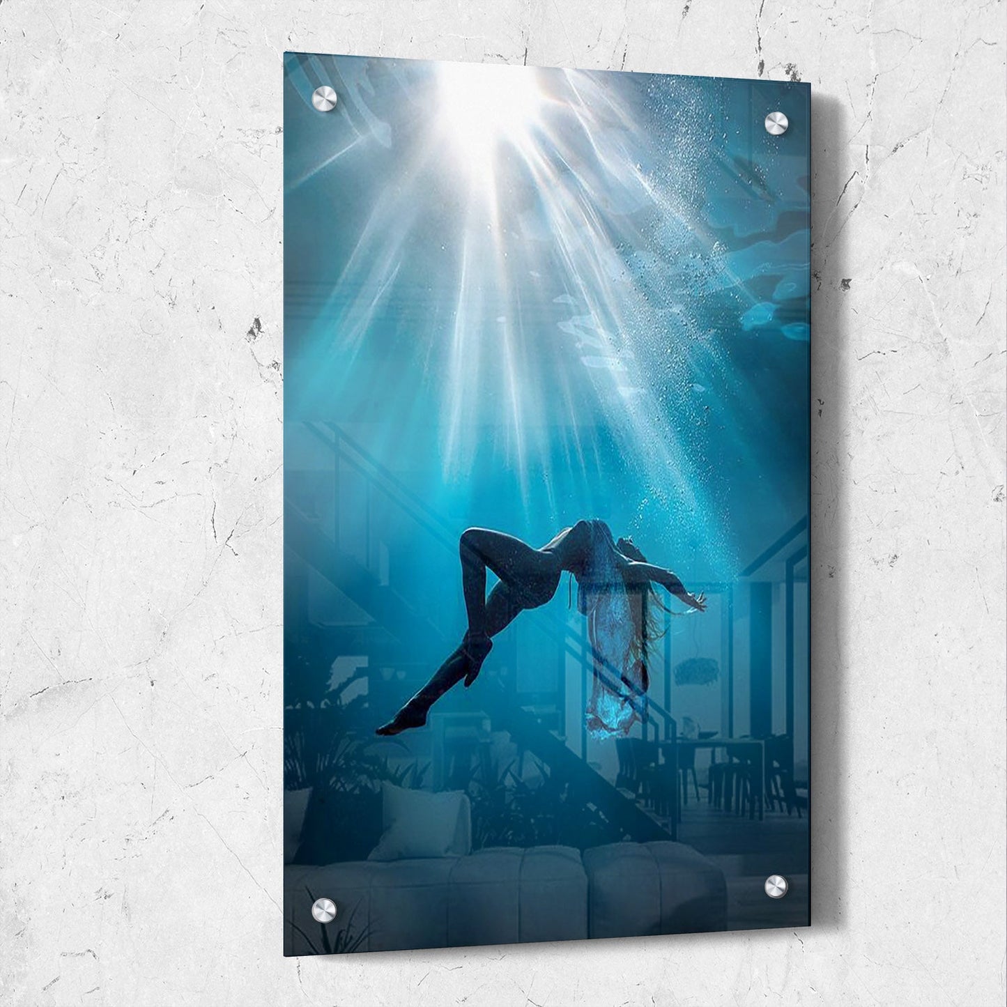 Underwater Woman Photography Print