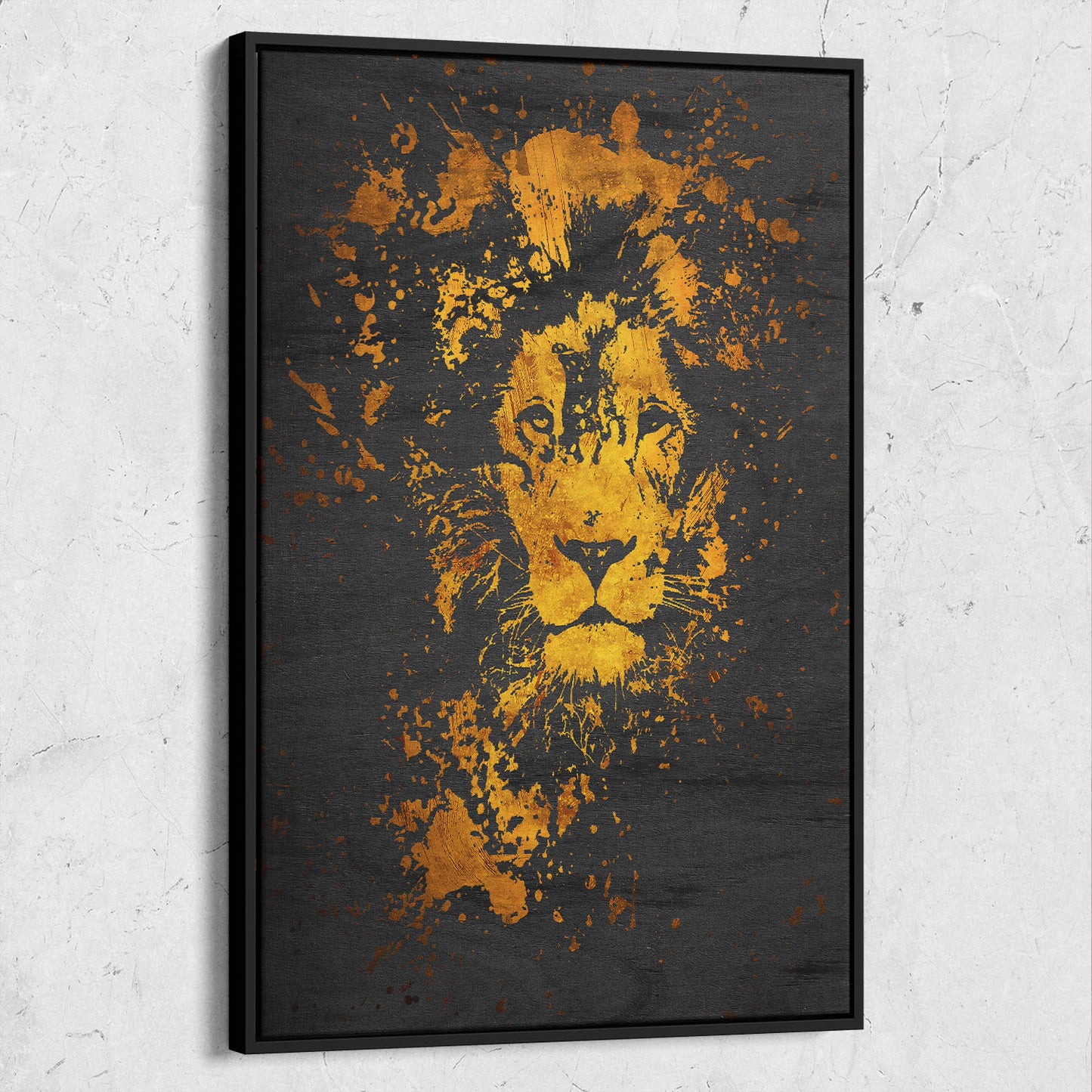 Gold Lion Head