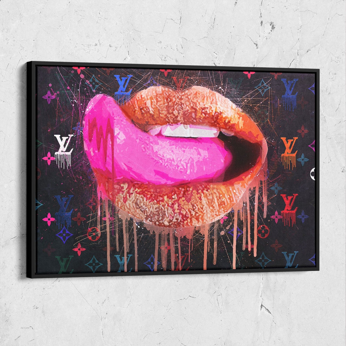 Lick My Lips Louis LV Inspired