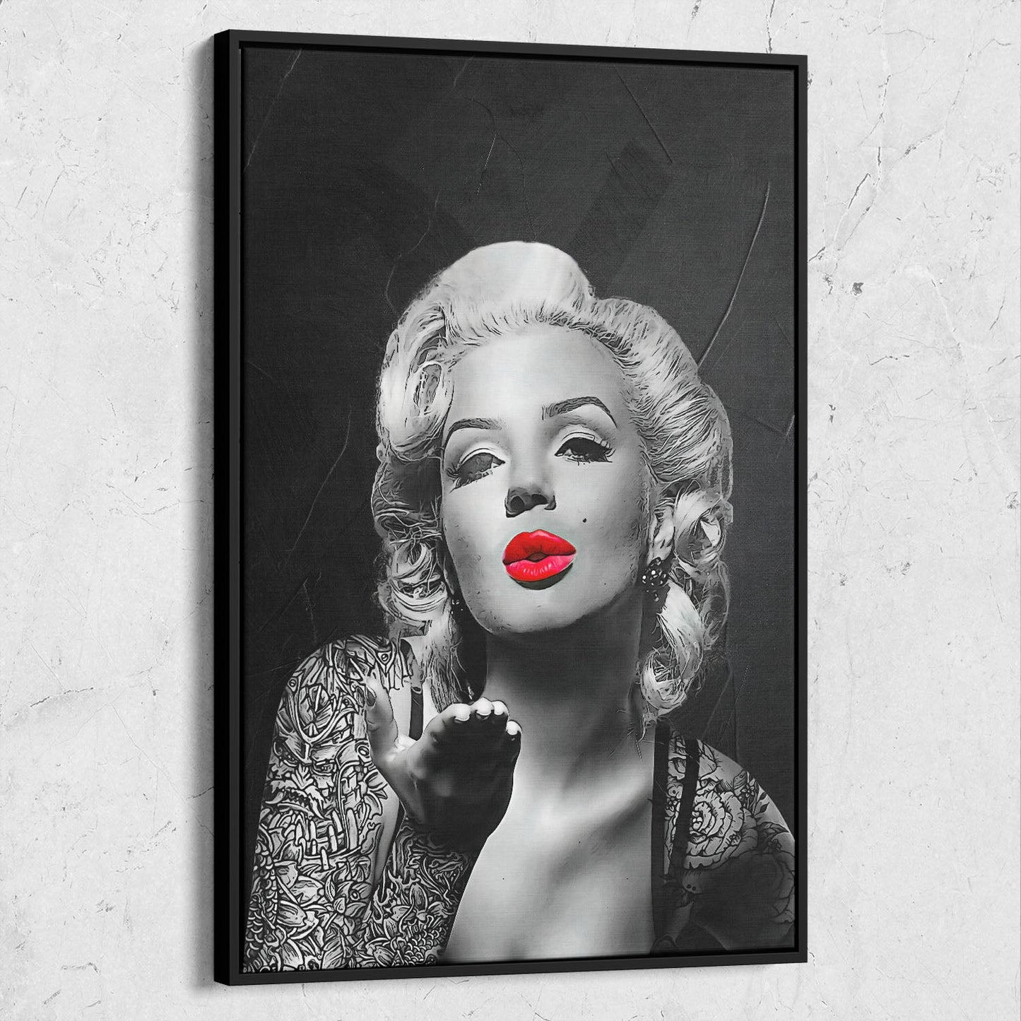 Marilyn Monroe Inspired Blowing Kiss