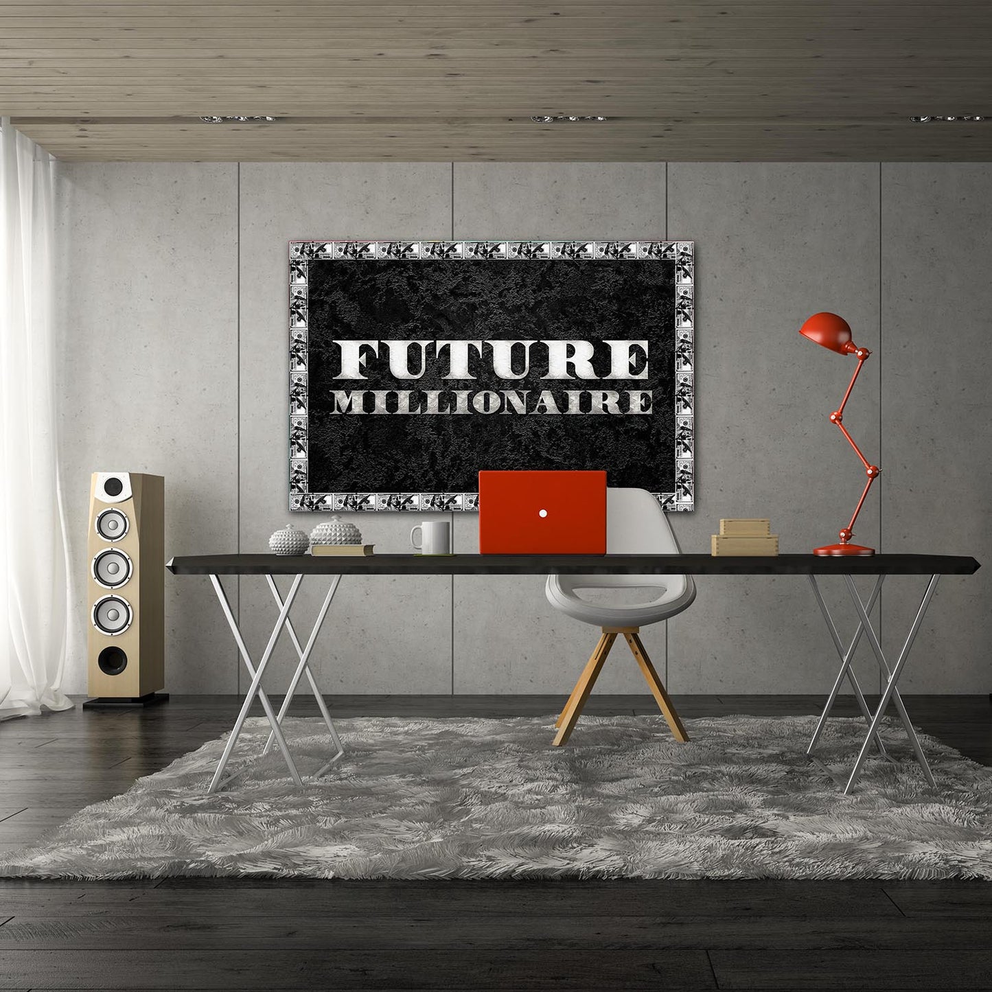 Future Millionaire Money Frame