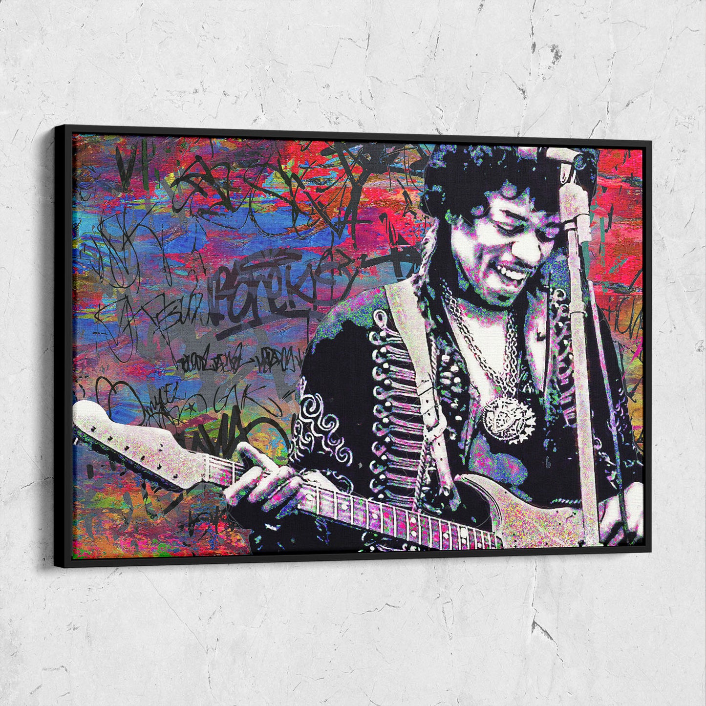 Jimmi Hendrix Graffiti