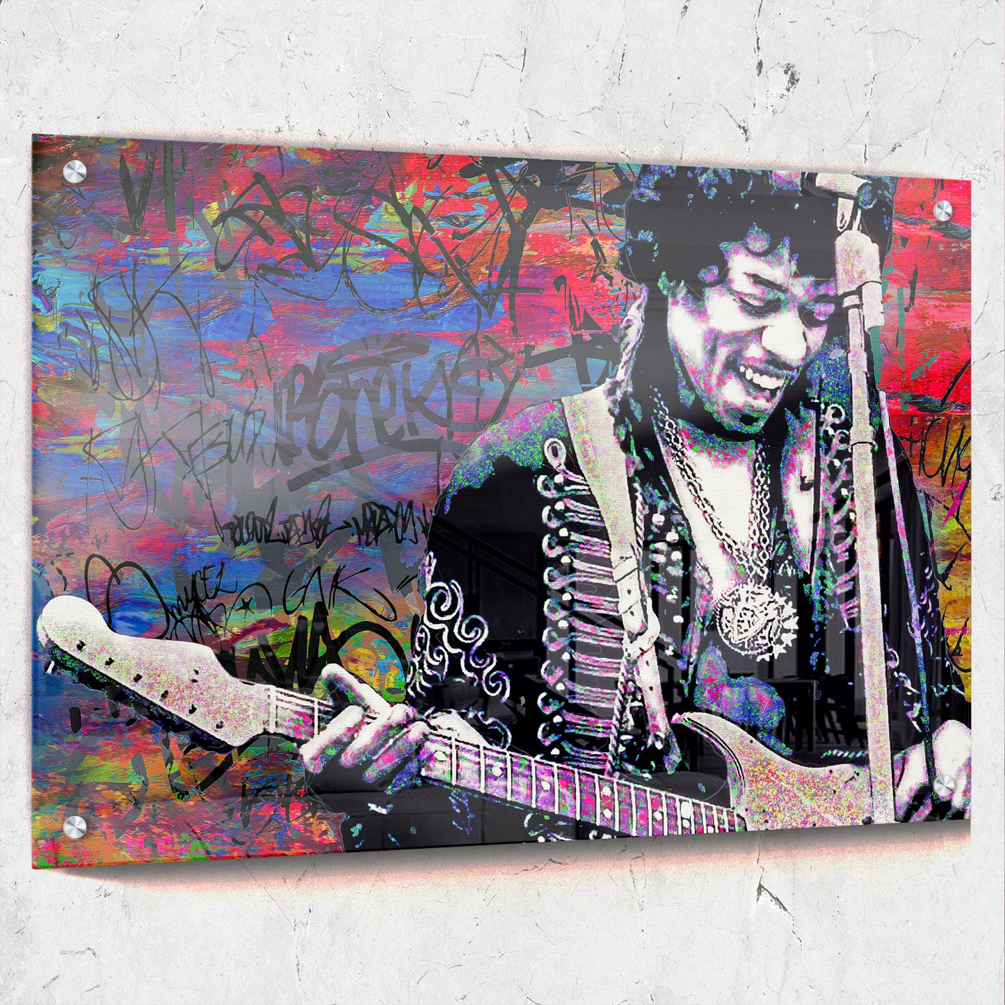 Jimmi Hendrix Graffiti