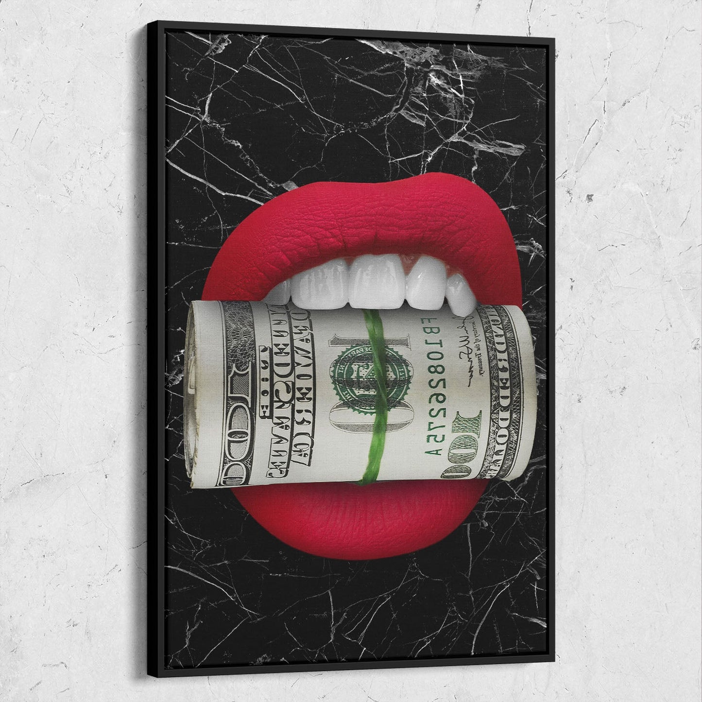 Money Hungry Black Marble