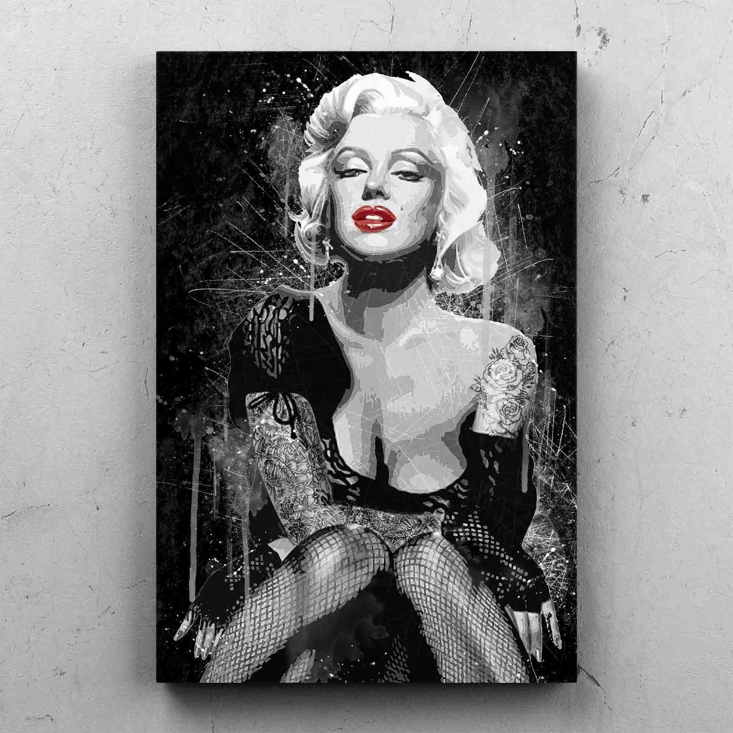 Tatted Marilyn Monroe Inspired