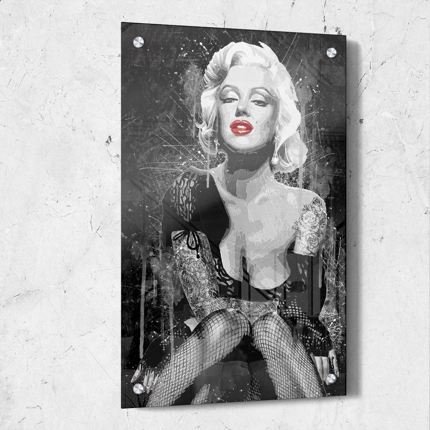 Tatted Marilyn Monroe Inspired
