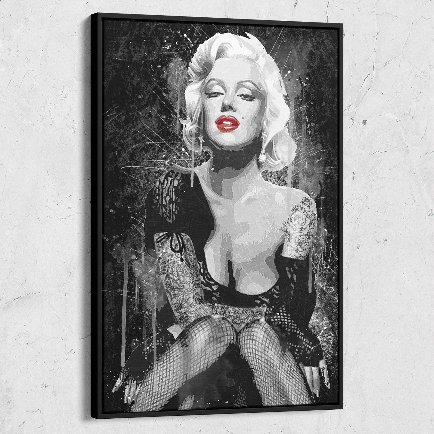 Tatted Marilyn Monroe Inspired