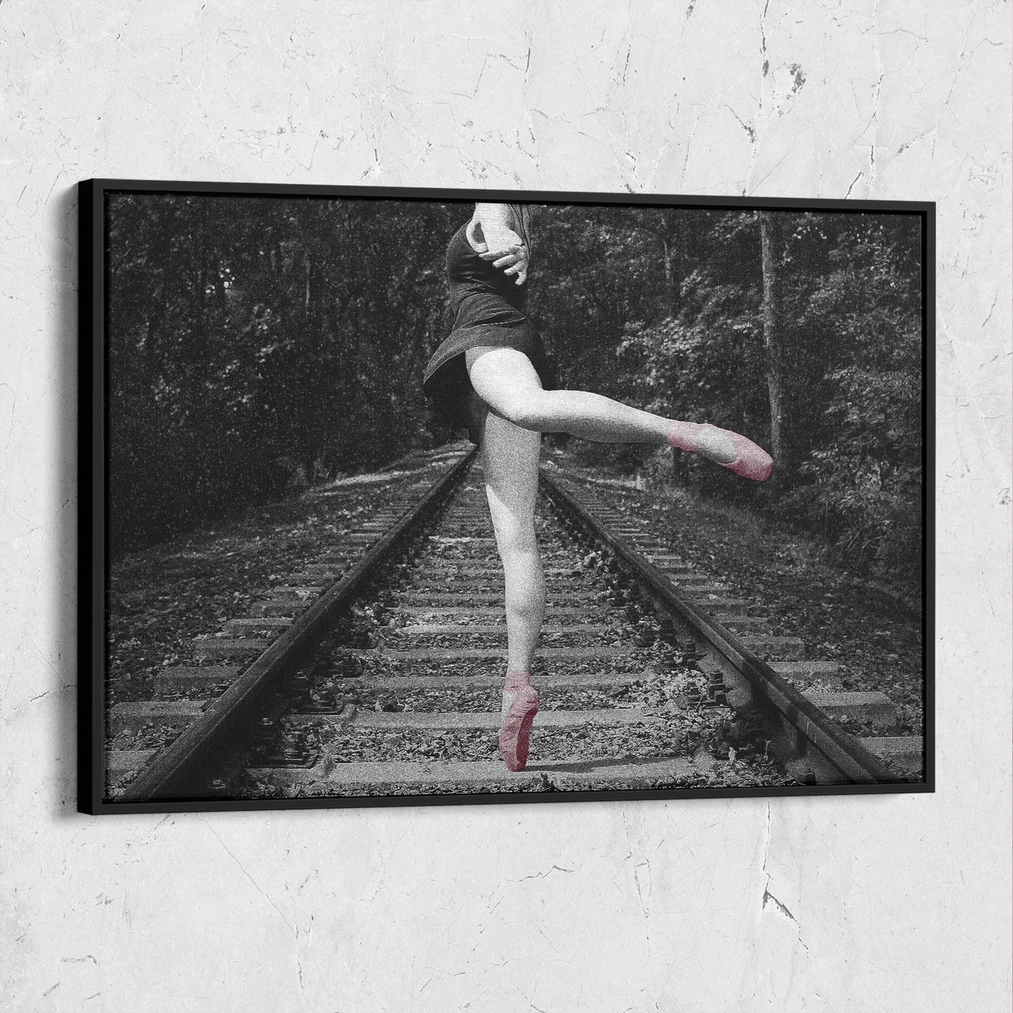 Pink Ballet Shoes Railroad