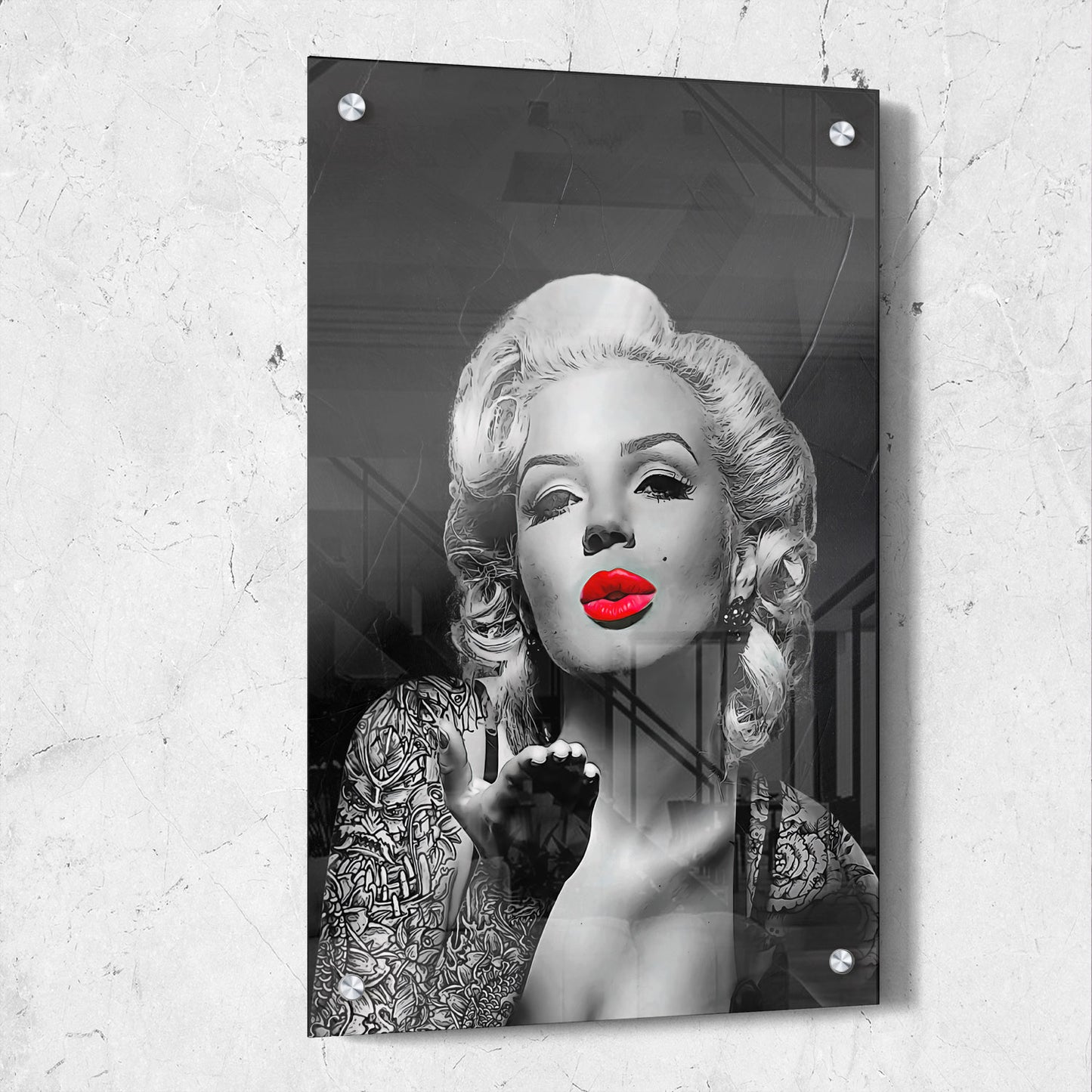Marilyn Monroe Inspired Blowing Kiss