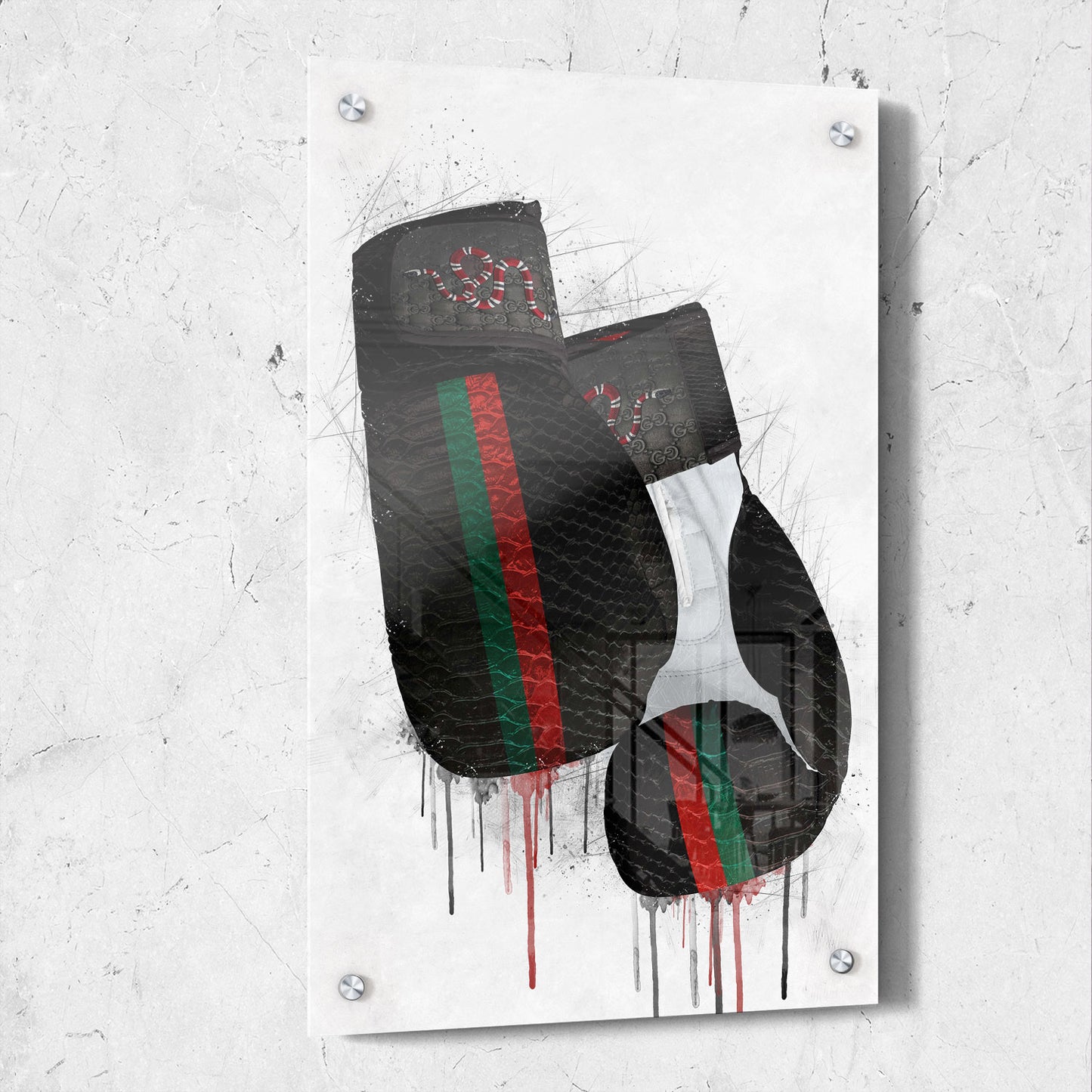 Gucci Inspired Boxing Gloves
