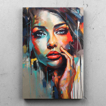 Abstract Beauty Paint Drip