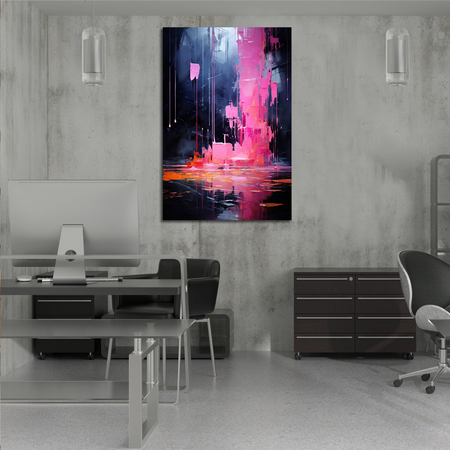 Abstract Knife Paiting