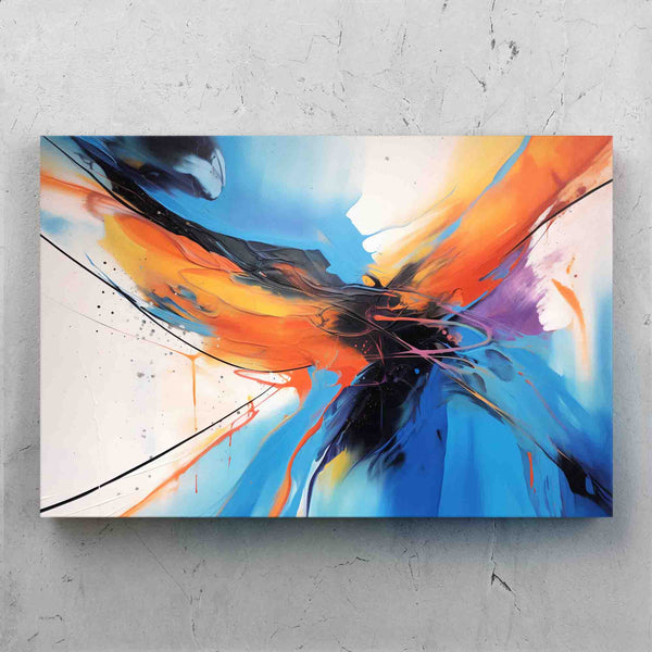 Abstract Multi Color Painting