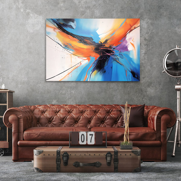 Abstract Multi Color Painting