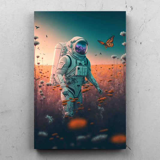 Astronaut Butterfly Chase