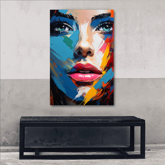 Beauty Knife Painted Face