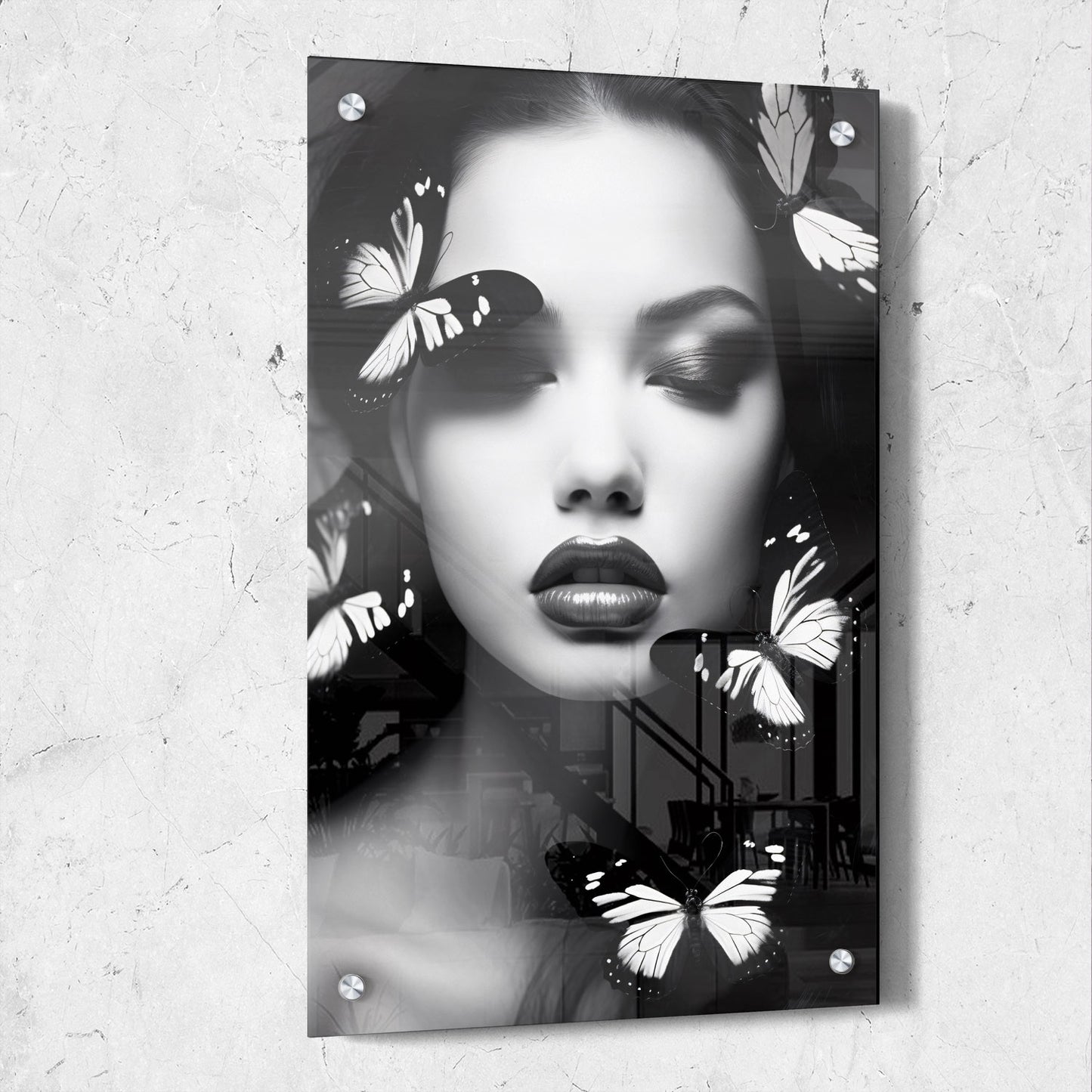Butterfly Black and White Beauty