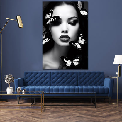 Butterfly Black and White Beauty