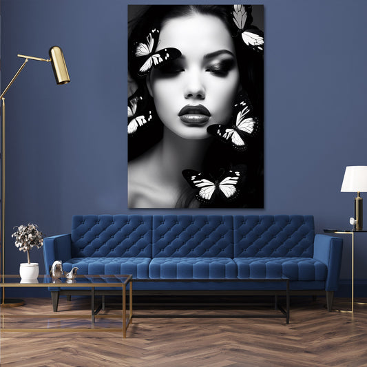 Butterfly Black and White Beauty