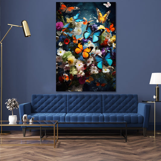 Colorful Fluttered Butterflies